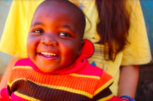 All of the children at the Care Points in Manzini, Swaziland are either orphaned or classified as vulnerable. Each child is given a daily meal, a preschool education, and a safe place to play and be loved. 