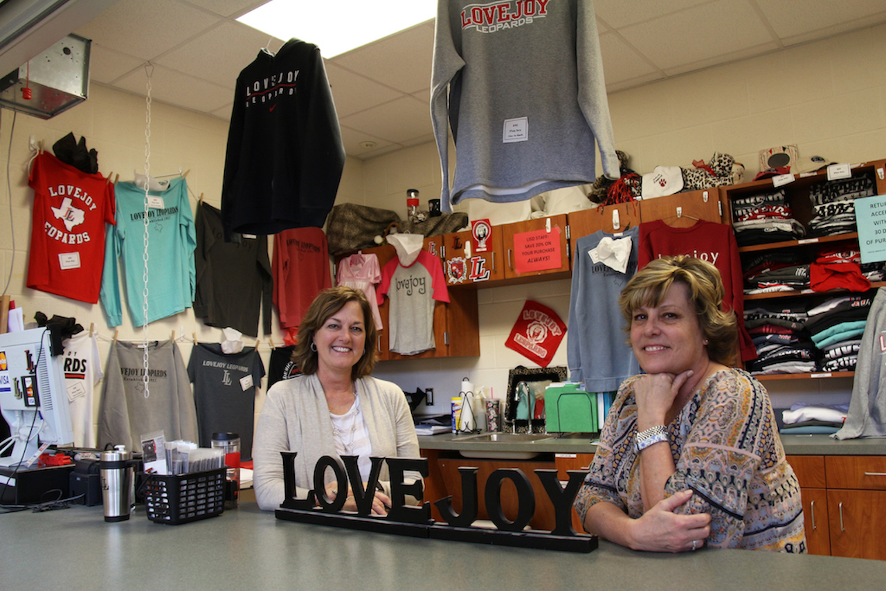 In addition to T-shirt sales, the school store and its employees manage travel expenses, books, and club registrations.