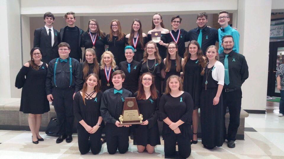 The company of the One Act Play will be competing at the area competition on Saturday, April 1 with their production of