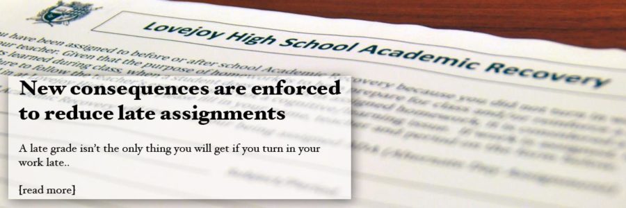New consequences are enforced to reduce late assignments