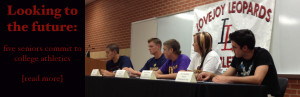 Seniors commit to college athletics