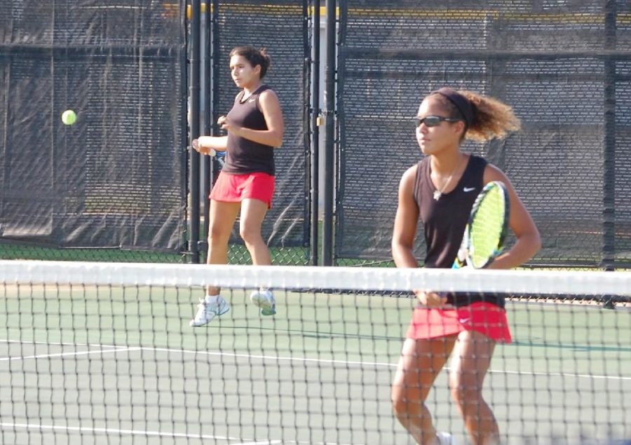 Senior Brittani Brooks plays on varsity tennis and has played for the United States Tennis Association. 
