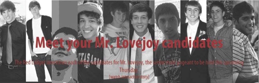 Meet your Mr. Lovejoy candidates