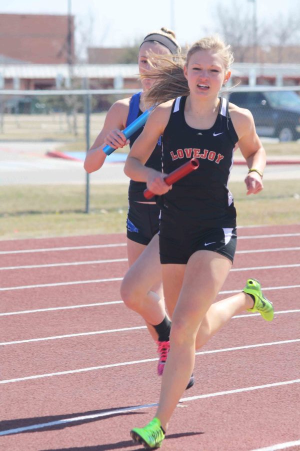 Competing in her fourth state meet, senior Katie Ruhala will be trying to win a state title in the 3200m run.