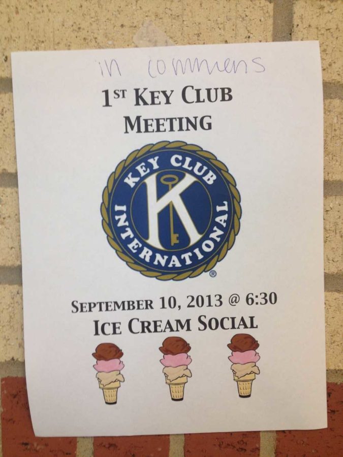 Ice cream social to kick off Key Club