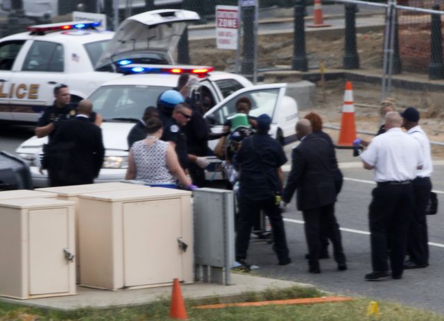 One officer injured today when shots were fired at the Capitol building.