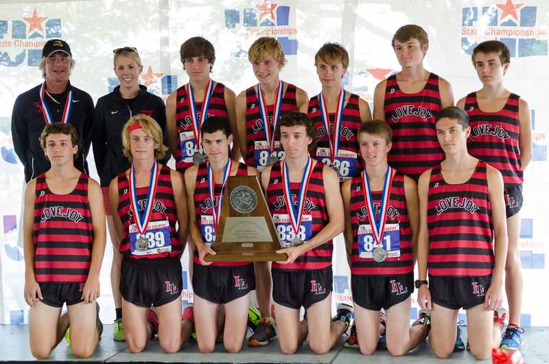 The boys cross country team placed second overall at the state meet with a final score of 111.