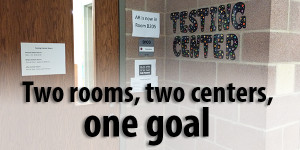 Two rooms, two centers, one goal