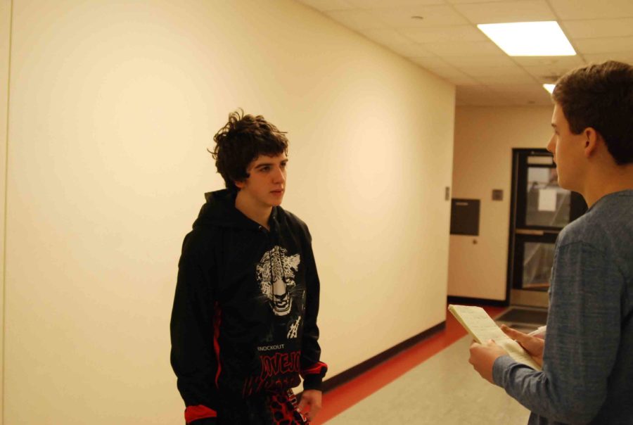 Junior Hunter Evans discusses his wrestling career with The Red Ledgers Ben Carder.