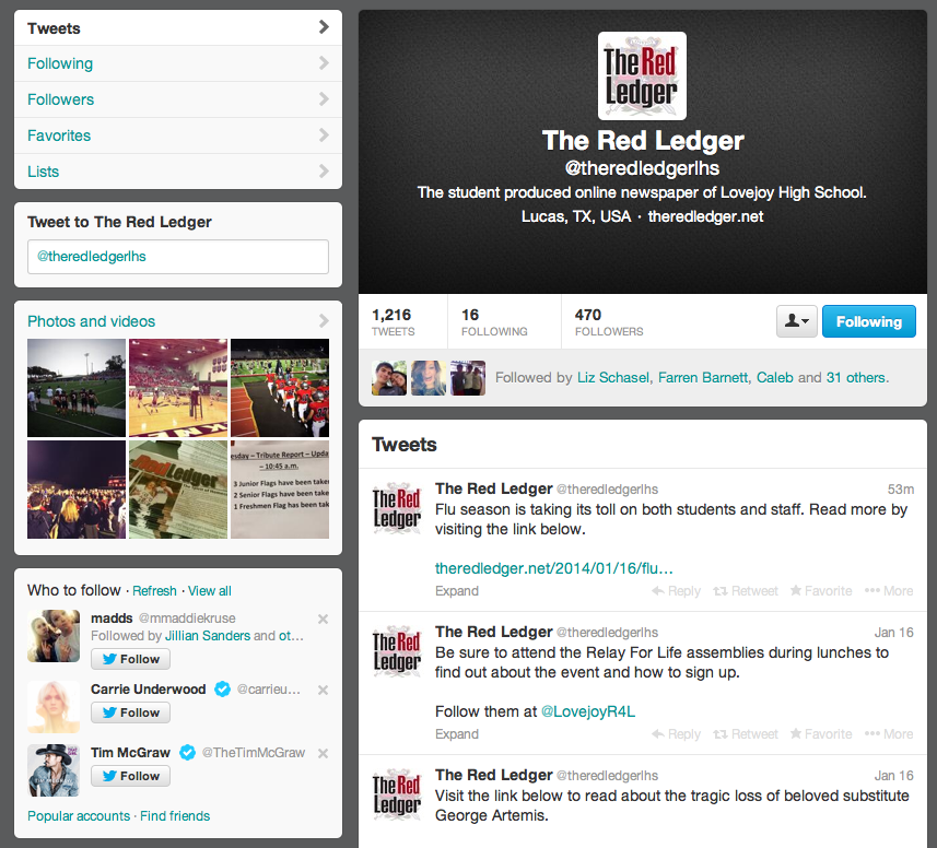 The Red Ledger will be holding Tweet to Eat, a twitter promotion beginning January 20.