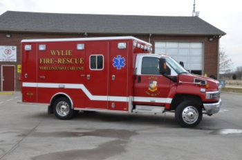 The city of Lucas no longer has to use the city of Wylies emergency care vehicles, as they got their own ambulance on April 1. 