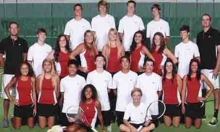 Tennis team advances 5 players to the regional tournament to be held on Monday April 20 and Tuesday April 21 at Rockwall High School.