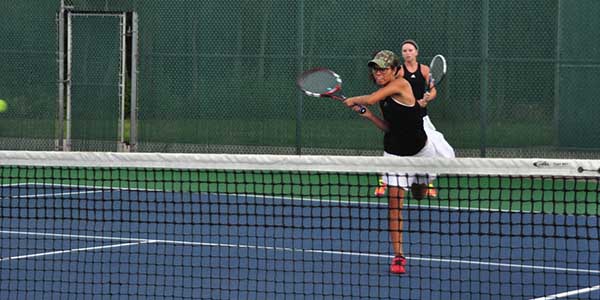 Led by the #1 girls doubles team of senior Anna Dickens and junior Ariann Cnossen, the Leopard tennis team is hoping to make a long playoff run. 