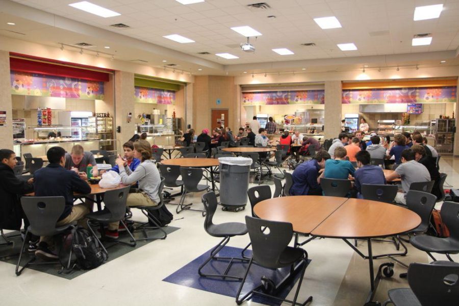 The cafeteria will be expanded by the new bond to accommodate an increase in students. 