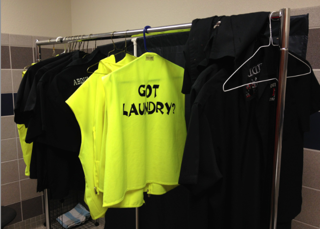 Occupational Prep students are learning new skills like picking up and delivering laundry to staff members on campus as a part of their course.