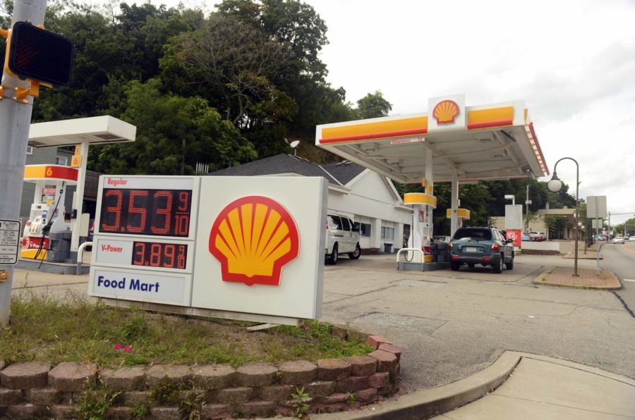 The recent low gas prices are caused by political tension. 