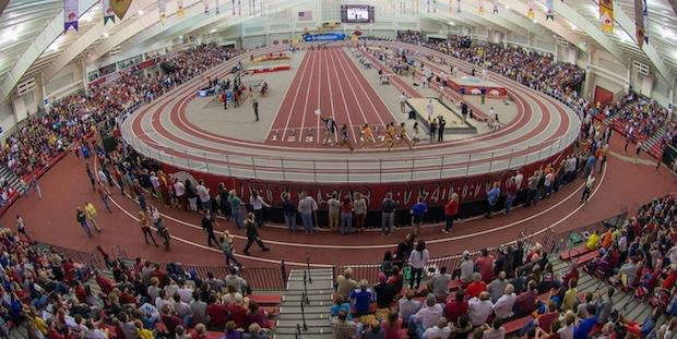 The Arkansas High School Invitational was held at the Randal Tyson track complex which is indoor and about half the length of a standard high school track. 