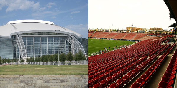 From AT&T Stadium in Arlington to Toyota Stadium in Frisco, this weekend the Metroplex is hosting the two biggest college football championships of the year.