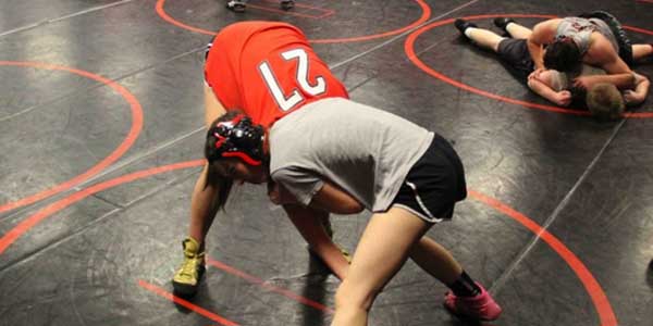 The school's first female wrestlers, Abby Eaton and Julie Alyn, along with Patrick Jones, Connor Haden and Thomas Elvin will taking part in the state wrestling tournament Friday and Saturday in Garland. Alyn is an alternate and is not guaranteed to wrestle but the Leopard wrestling program has at least four chances at a state championship.