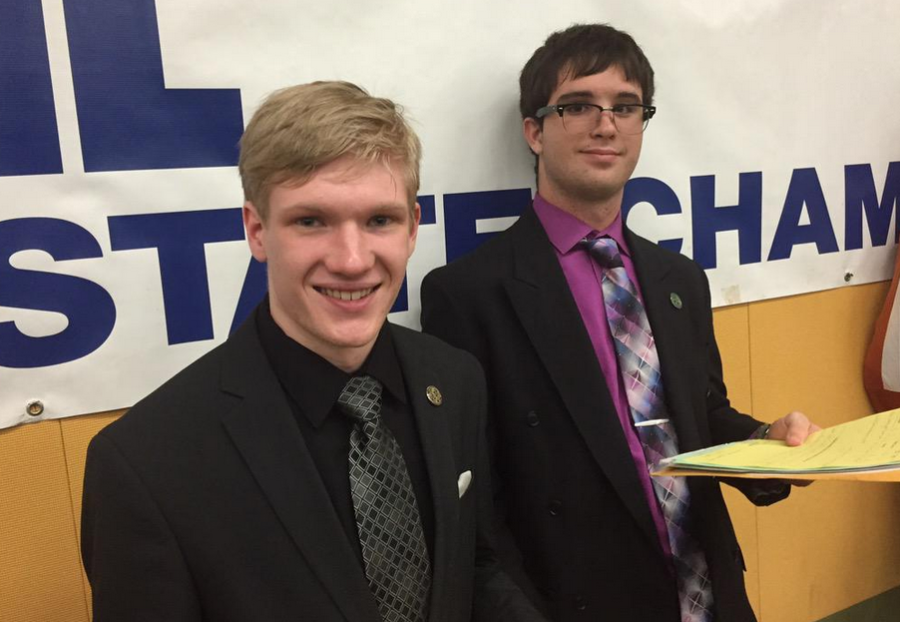 Advancing further than any CX Debate team in school history, juniors Stewart Cannon and Stu Mair lost in the final 16.