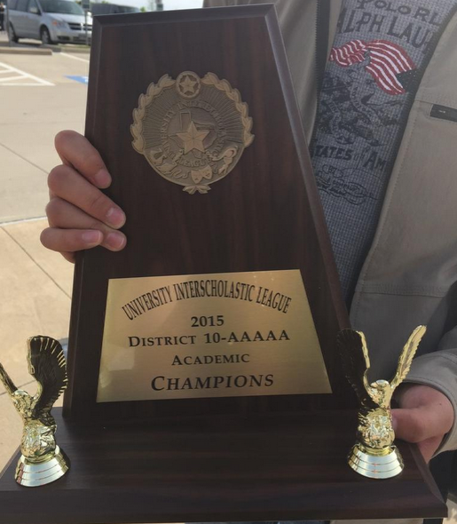 In its first year in 5A, the schools academic UIL team won the District 10-5A championship by more than 150 points. 24 individuals advanced to Regionals along with five academic teams.