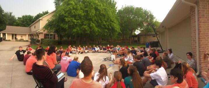 Due to over 70 people in attendance, FCA had to meet outside in order to have room for everyone. This is the biggest turn out on the schools history.