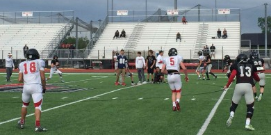 The summer heat doesn't stop many sports including football who's offseason is continuing at the school to prepare for the fall. 