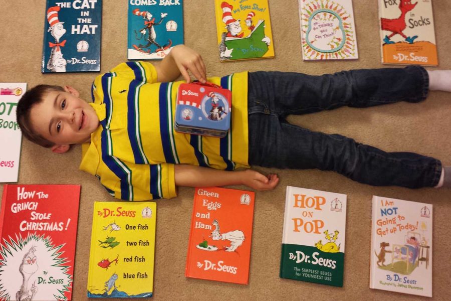 Laying+on+his+bedroom+floor+surrounded+by+his+collection+of+Dr.+Seuss+books%2C+7-year-old+Owen+Higgins+was+excited+to+hear+about+the+discovery+of+an+unpublished+Dr.+Seuss+book+that+is+scheduled+to+go+on+sale+July+28.+