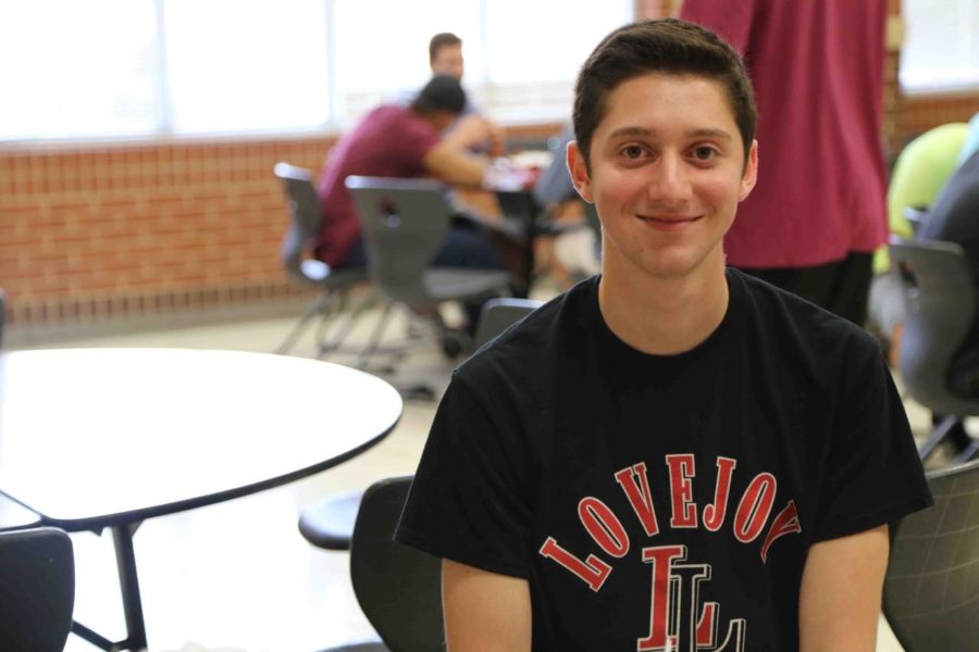 Senior Alan Kaudaissy has been a member of the  cross country team since he moved to Lovejoy. 