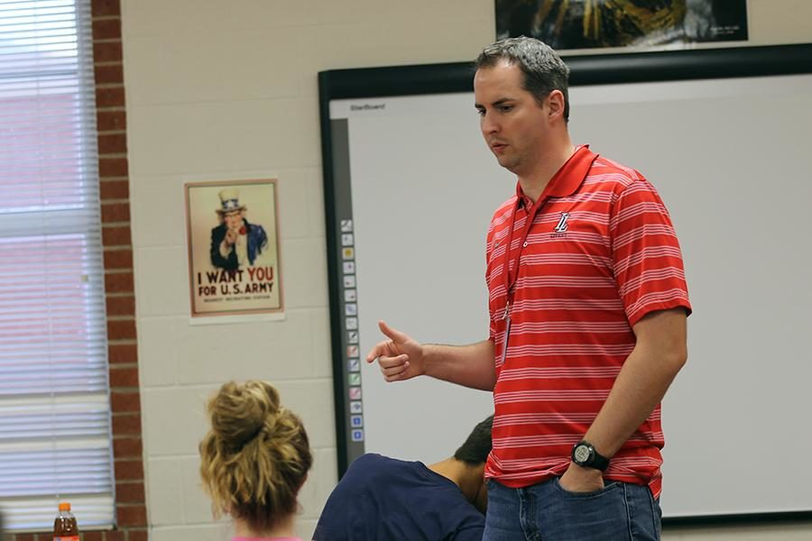 After the resignation of eight-year LISD WHAP teacher Kevin Finn, John Gore stepped up and took on AP World History and brings his college teaching skills to classroom.
