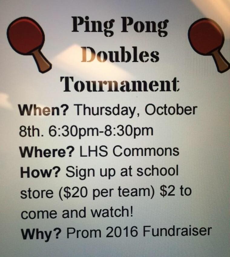 Prom committee to host Ping Pong Tournament