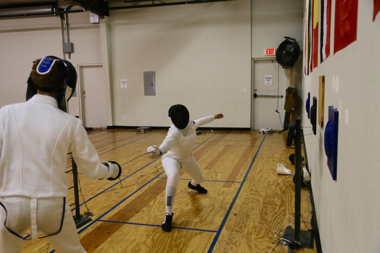 Junior Hannah Lawson is competing for a place on the Olympic fencing team. Lawson has been fencing for 5 years now, in both England and the USA.