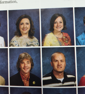10 years ago, the high school opened its doors. Pictured above from the first yearbook, teachers Jessica Brewster, Greg Christensen, and Ray Cooper have been at the school since its opening.