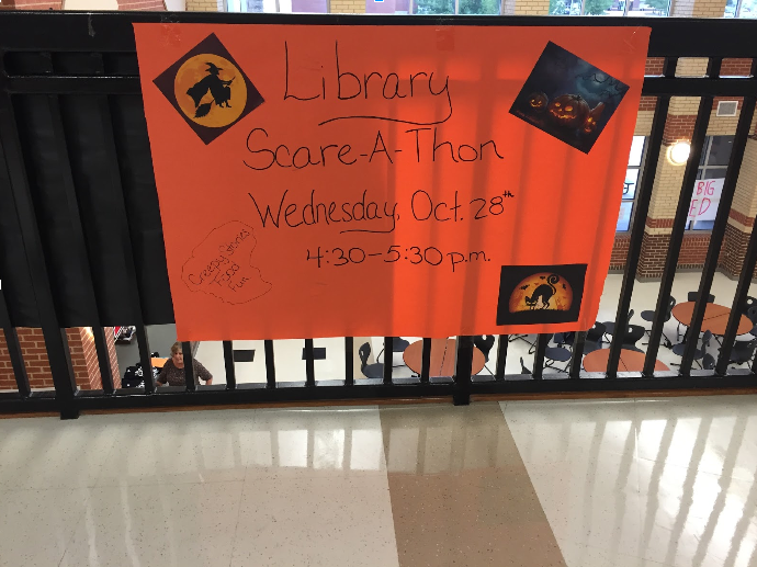 The+library+will+host+the+first+ever+scare-a-thon+event+on+Wednesday+from+4%3A30-5%3A30+p.m.+This+will+include+food%2C+scary+stories%2C+and+a+campfire.