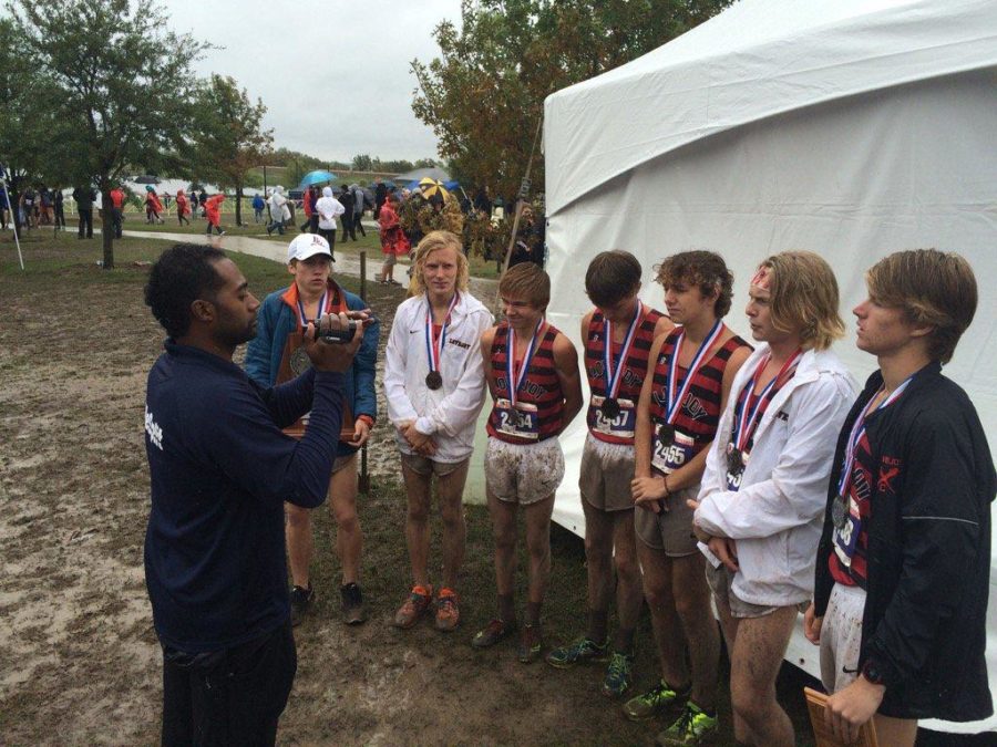 The boys team was not expected to take the state runner-up title, but after the awards ceremony, the team was interviewed by TXMilesplit, the number one running website in the state.