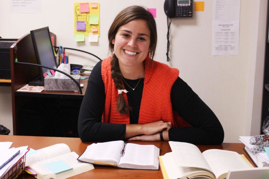 GT English teacher and assistant soccer coach Courtney Todd will be teaching a course entitled Influences of the Bible next year. 