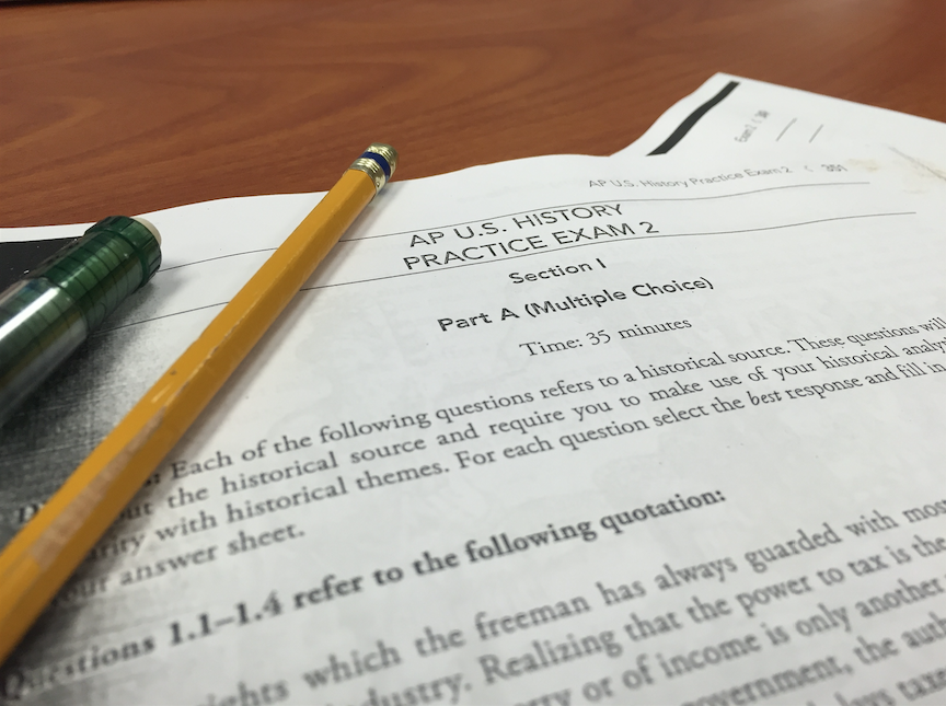 AP US History teacher Brian Erskine has been offering study sessions before school and on weekends in order to review for the AP exam. 