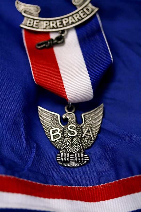 Boy Scoutings highest award, the eagle scout, is awarded only to scouts who complete the required service, leadership and technical requirements.