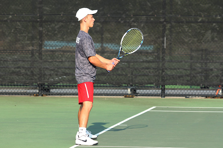 Junior Jack Bennett is following in his older brothers footsteps and hopes to lead the tennis team to a successful season.