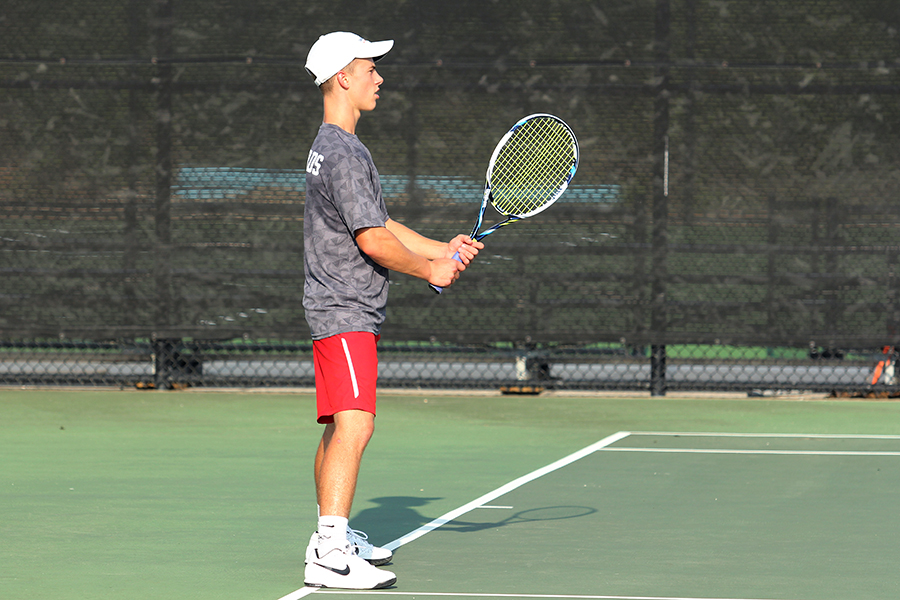 Junior Jack Bennett is following in his older brother's footsteps and hopes to lead the tennis team to a successful season.