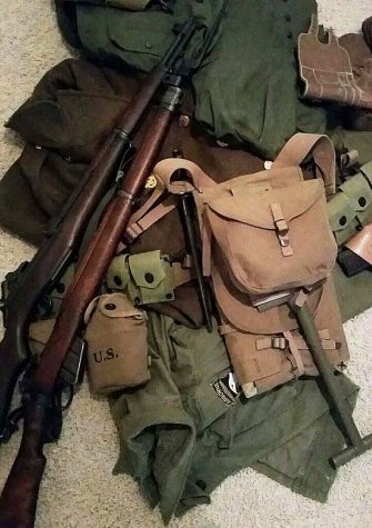 Maroney's World War II equipment.