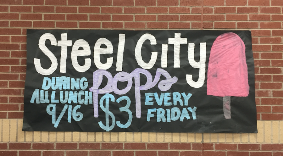 The 2017 prom committee will be selling Steel City Pops during lunch each Friday in attempts of offsetting the costs of the event. 