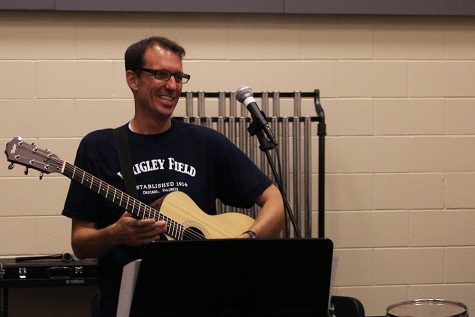 Willow Springs Principal Kent Messer has been playing the guitar since he was 14. 