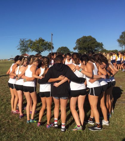 Hallie giving her final pre-race speech before her last race.