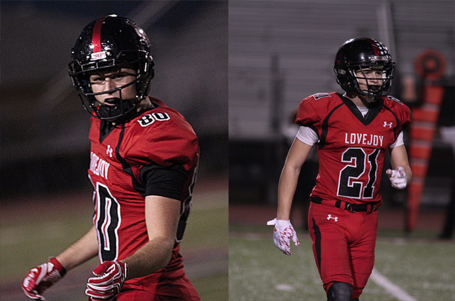 Iovinelli brothers come off the field during the homecoming game on September 23rd.