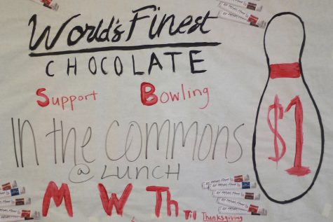 Bowling team raises funds with World’s Finest Chocolate