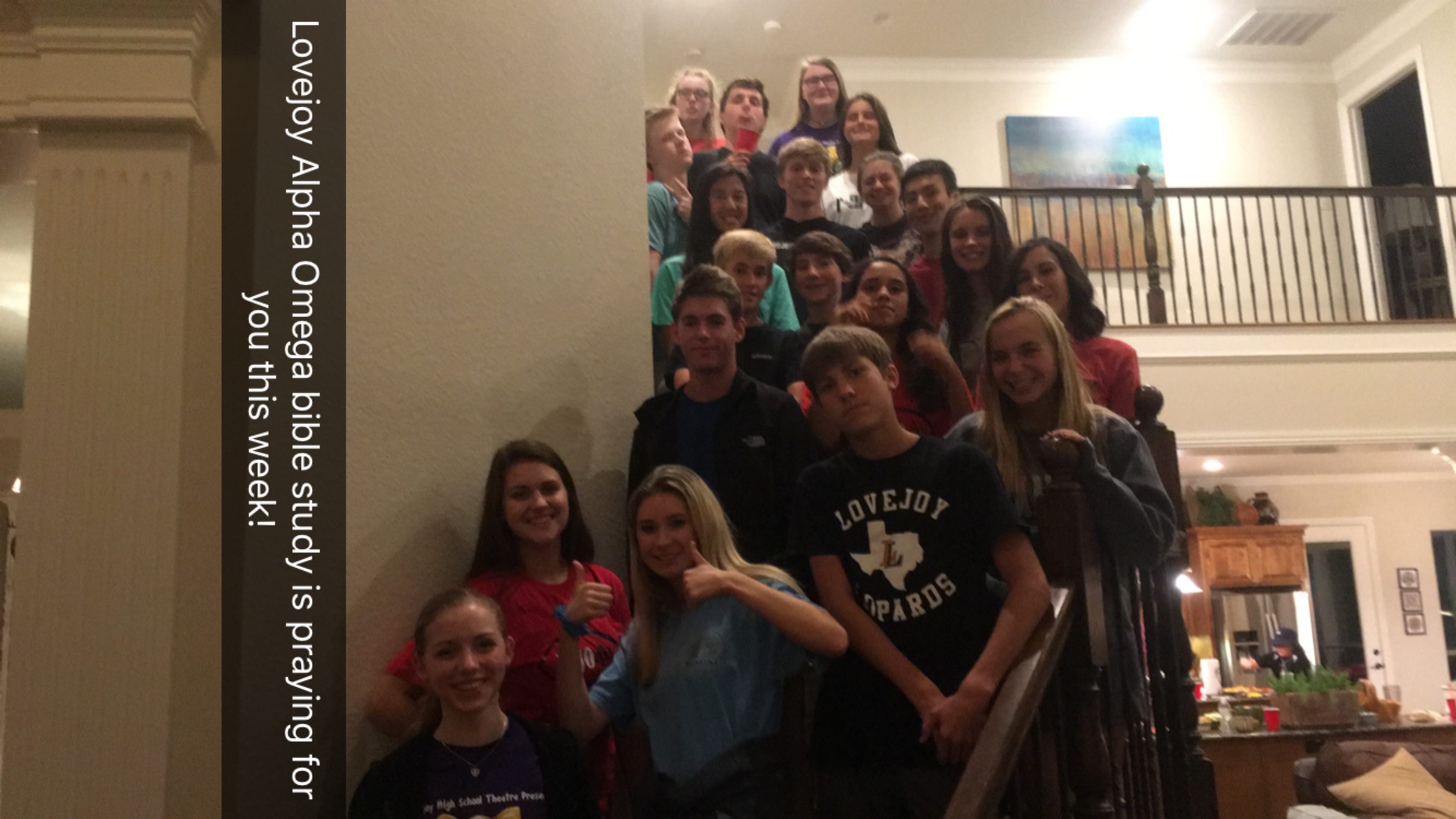 Senior leader Nathan Hartter decided to use Snapchat to reach out to people in the community.
