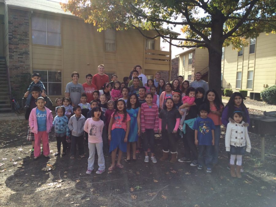 Over a dozen children will receive Christmas/holiday presents this year because of the generosity of students and family in the community through an Angel Tree.