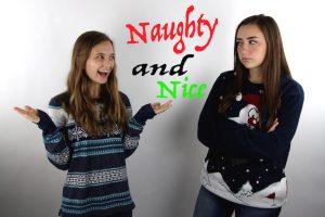 Two of the editors of The Red Ledger, Jillian Sanders and Caroline Smith, compile a naughty and nice list for Santa this year.