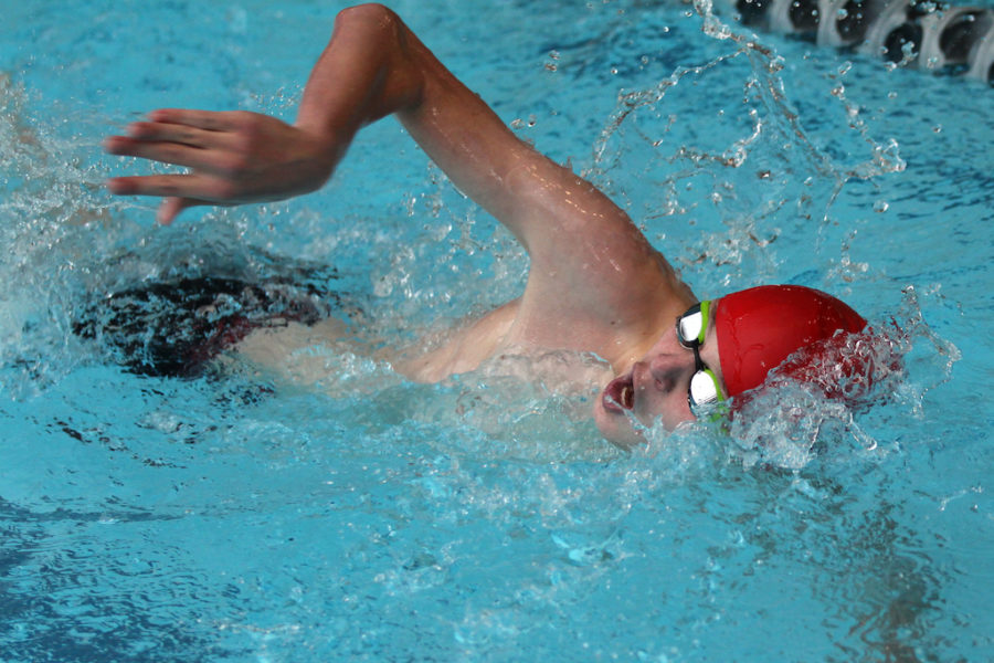 The swim team is coming off a win against defending state champion Highland Park.